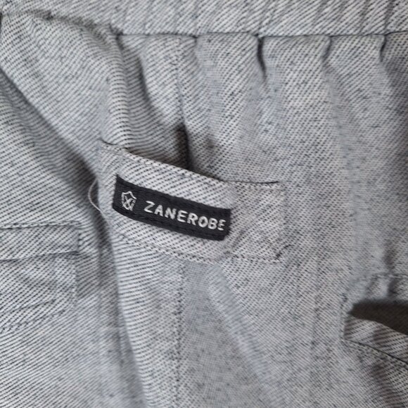 Zanerobe elastic waist drawstring gray sweatpants size 38 - Picture 5 of 7
